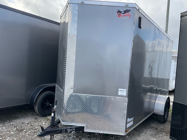 2024 Quality Cargo 12 ft S/A Enclosed Trailer