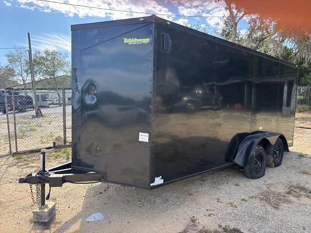 2025 Trailer Source 16 ft T/A Enclosed Trailer