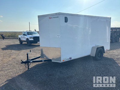 2025 RC Trailers 12 ft S/A مقطورة ذو كبينة مغلقة