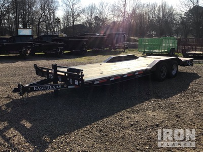 2025 East Texas 24 ft T/A مقطورة معدات