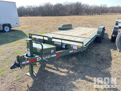 2025 Delco 20 ft T/A Tilt Deck Trailer