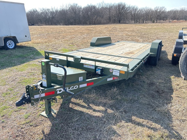 2025 Delco 20 ft T/A Tilt Deck Trailer