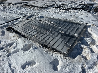 20 ft x 7 ft Wrought Iron Bi-Parting ドライブウェイ ゲート (Unused)