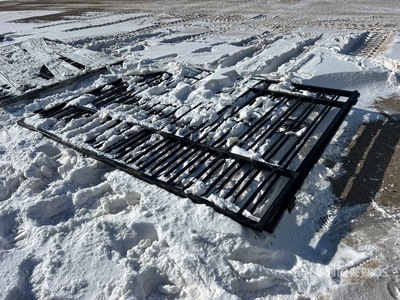 20 ft x 7 ft Wrought Iron Bi-Parting ドライブウェイ ゲート (Unused)