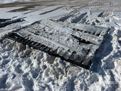 20 ft x 7 ft Wrought Iron Bi-Parting ドライブウェイ ゲート (Unused)