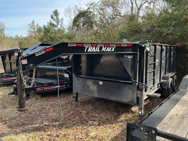 2024 Trailmax DTG27 16 ft T/A Gooseneck Dump Utility Trailer