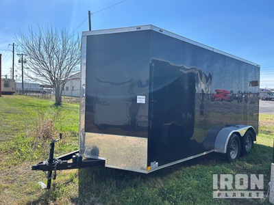 2023 Grandview 16 ft T/A مقطورة ذو كبينة مغلقة