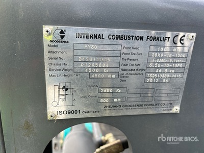 VIFT FY30 2650 kg Cushion Tire Carretilla Elevadora