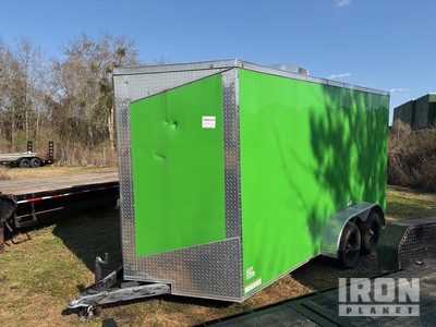 2024 Fast Cargo 14' 14 ft T/A مقطورة ذو كبينة مغلقة