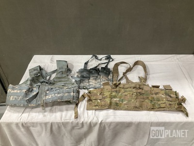 (82) Bandoleer Ammunition Pouches, (32) Tactical Assault Panels & Assorted Items