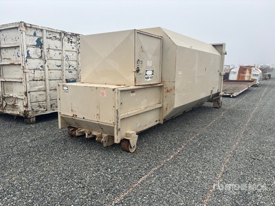 20 ft Rolloff trash compactor Conteneur de grande capacité