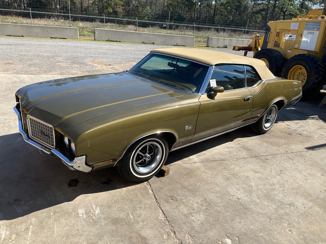 1972 Cutlass Supreme Convertible Classic Car