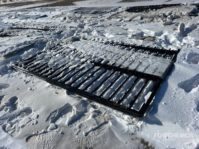 20 ft x 4 ft Wrought Iron Bi-Parting ドライブウェイ ゲート (Unused)