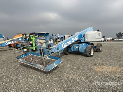 2008 Genie S60 2WD Diesel Telescopic Boom Lift