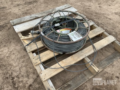 Cable Reel w/Fiber Optic Cable