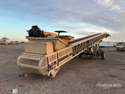 36 in x 60 ft Portable Radial Stacking Conveyor