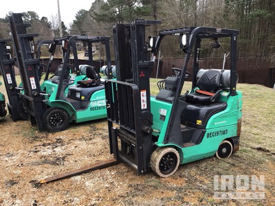 2019 (unverified) Mitsubishi FGC18N 2700 lb Cushion Tire Forklift