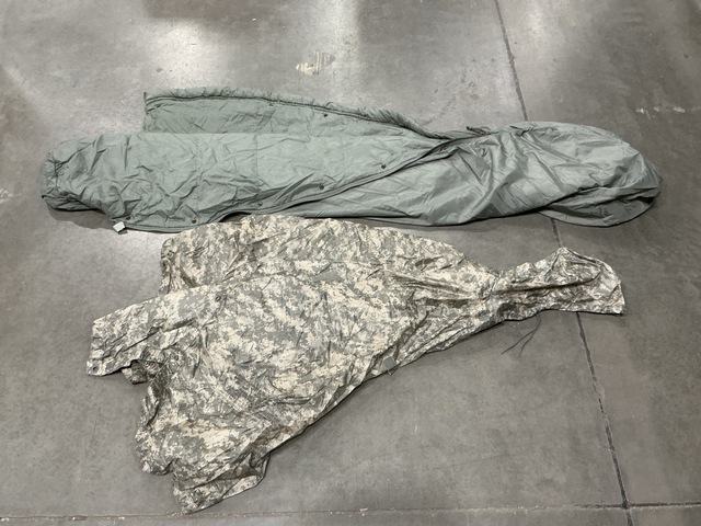 (47) Sleeping Bags & (38) Wet Weather Ponchos