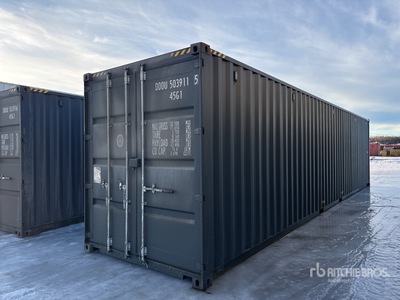 2025 40 ft High Cube Contenedor de almacenamiento