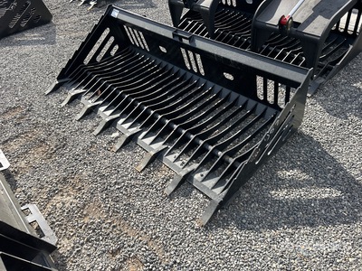 All-Star 84 in Rock Skid Steer Bucket (Unused)