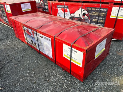 2026 Arctic Shelter 20 ft x 30 ft x 16 ft Peak Double Truss مبنى التخزين  (Unused)