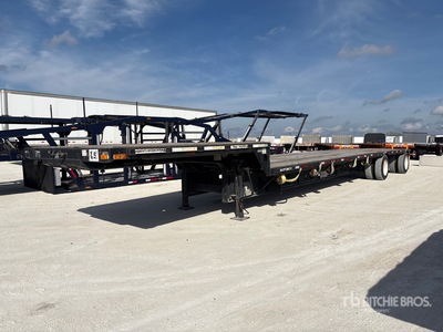 2004 Transcraft DTL3000 48 ft T/A Spread Axle Single Drop Plataforma Rebajada