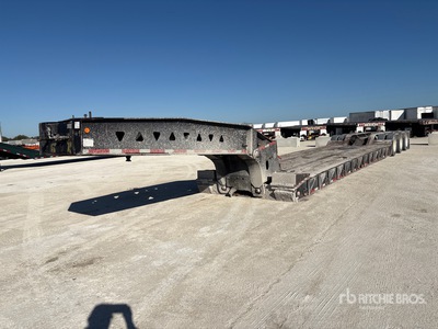 1998 Trail King TK100 Tri/A Removable Gooseneck مقطورة لوبوي