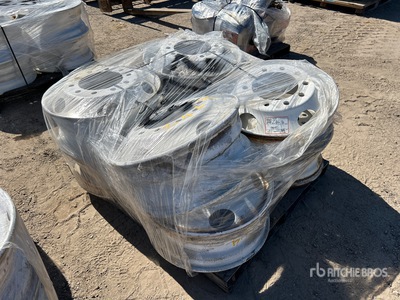 Quantity of (8) 8.25x22.5 Hub Piloted Steel Ruote