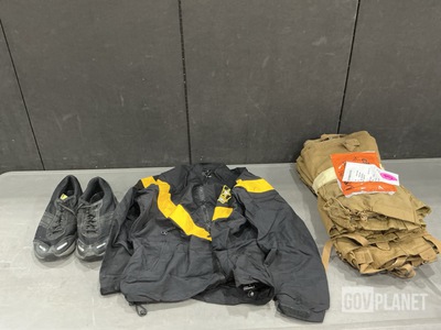 (9) Pairs of Gaiters, (13) Physical Fitness Uniform Jackets & Assorted Items