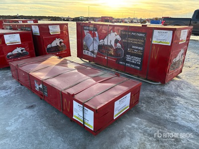 2026 Arctic Shelter 30 ft x 40 ft x 22 ft Peak Double Truss Storage Building (Unused)