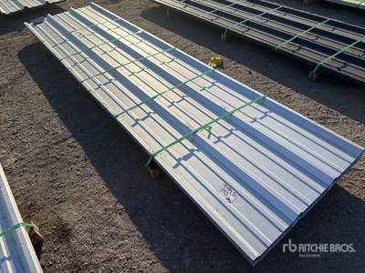 Quantity of (50) 2025 Kit Containers Steel R Panel (Unused)