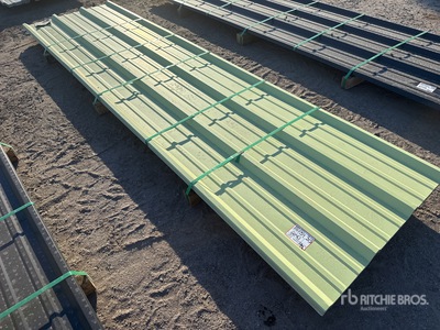 Quantity of (50) 2025 Kit Containers Steel R Panel (Unused)