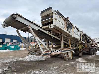 2004 Elrus 6X20-3DSP Portable Incline Trommel