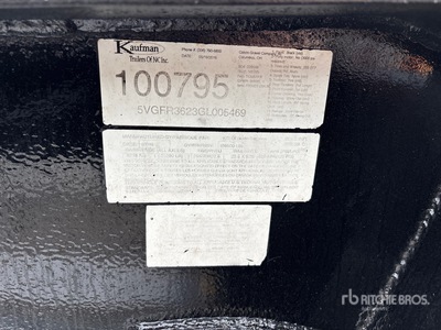 2016 Kaufman DT35 35 ton T/A Removable Gooseneck Lowboy Trailer