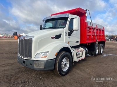 2022 Peterbilt 579 6x2 T/A Dump Truck