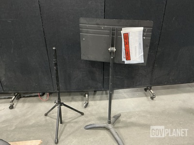 (8) Portable Music Stands & (18) Portable Music Stand Tripods