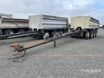 1991 Beall Quad/A Pup Dump Trailer
