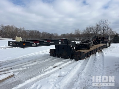 2014 XL 110 HDG 55 ton Quad/A Removable Gooseneck Lowboy Trailer