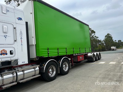 2023 Austate Tri/A B-Double Combination Curtain Side Trailer