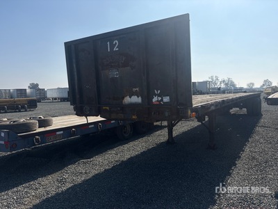 1988 Utility 45 ft T/A Flatbed Trailer