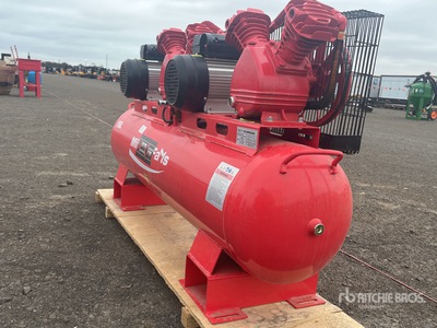 2025 Multiquip 18 cfm Skid-Mounted Electric 150 L Twin Pump Compressore (Unused)