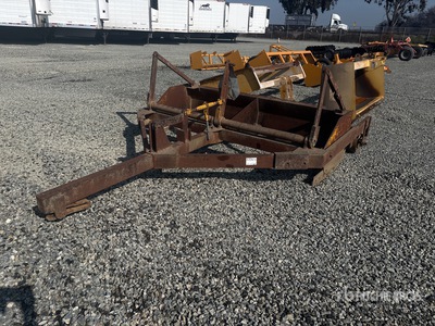 Custom Built 8 ft pull scraper with roller Pull Scraper