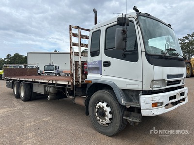 2007 Isuzu F3 FVZ 6x4 Flatbed Truck