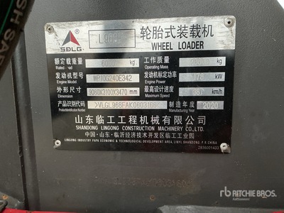 2020 SDLG L968F Wheel Loader