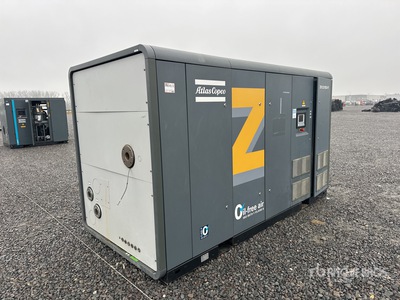 2018 Atlas Copco ZR132VSD Skid-Mounted Electric Air Compressor