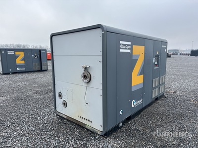 2018 Atlas Copco ZR132VSD Skid-Mounted Electric Air Compressor