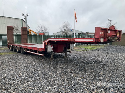 2008 Noteboom OSD-73-04 44000 kg Quad/A Lowboy Trailer