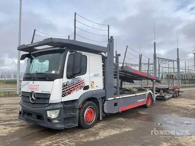 2014 Mercedes-Benz ACTROS 4x2 Sleeper Car Carrier Truck