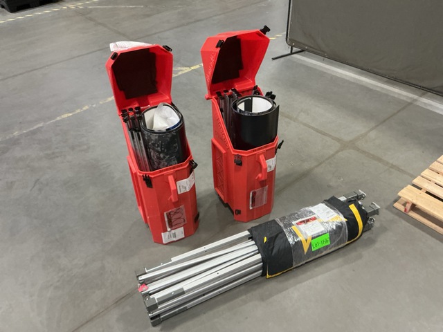 (2) Nomadic Table Top Exhibit Systems & (1) Pop-Up Tent