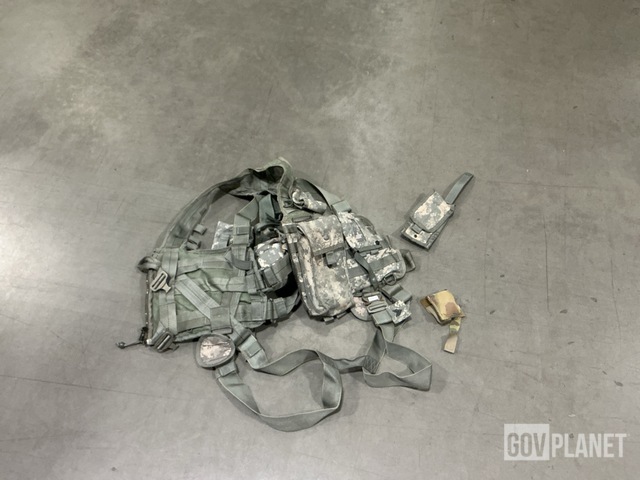 (3) Survival Vests, (150) M4 Two Mag Pouches & Assorted Items